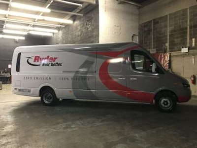 ryder electric truck