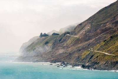 This photo taken June 1, 2017, shows the damage to Highway 1 after the largest mudslide in Big Sur’s history.