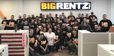 BigRentz chief technology officer Liam Stannard says the company’s employees strive to offer capable tech to allow for speedy online rentals, but also one-on-one phone support for more complicated rental requests. Photo: Courtesy of BigRentz
