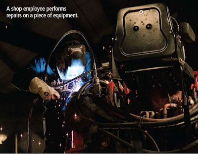 performing repair on equipment