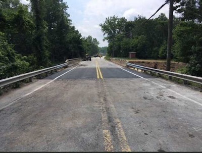 Highway 198 bridge was repaired and reopened to traffic on June 9. Photo courtesy of Maryland Department of Transportation.