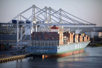 The Port of Savannah. Photo credit: Georgia Ports Authority/Stephen Morton
