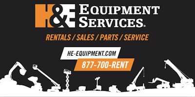 H&E Equipment Services advertisement