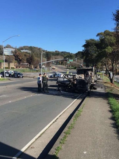 dump truck collision