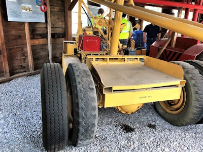 Backside of Crane Built by Manitowoc Grove