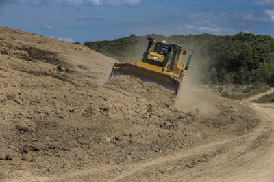 Optional Cat Grade with Slope Assist, which sets the blade at the proper angle and keeps it there.