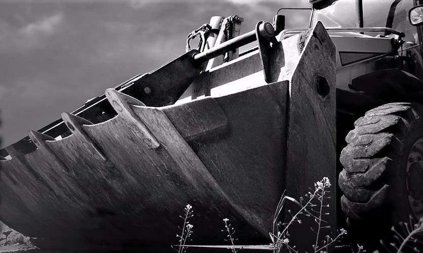 Dealer loader bucket stock