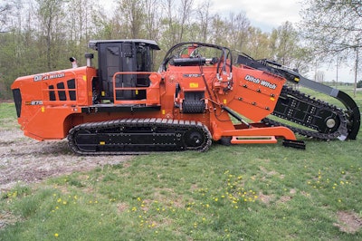 Products like the Ditch Witch HT275 trencher are now under the Toro umbrella. Toro plans to phase out its riding trenchers and directional drills, which competed with Ditch Witch.