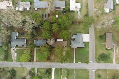 Aerial Shot of Neighborhood