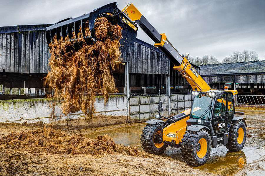 JCB Multi Shovel attachments for JCB Loadall telehandlers