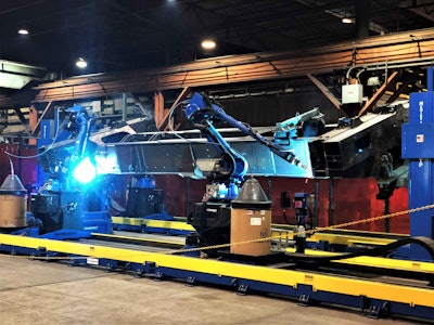 Welding Portion of Assembly Line