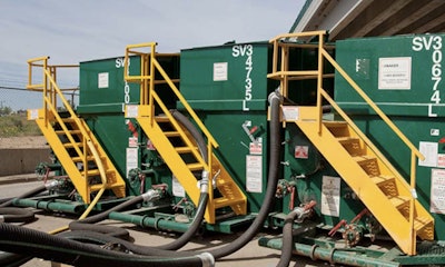 For rent: BakerCorp steel tanks.