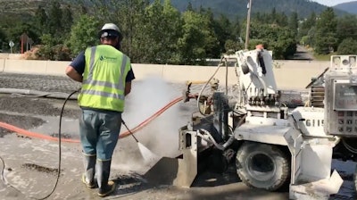 Screen shot from KTVL video.