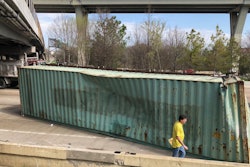 TxDOT Crash at 1-10 Houston Ave bridge Mar 2
