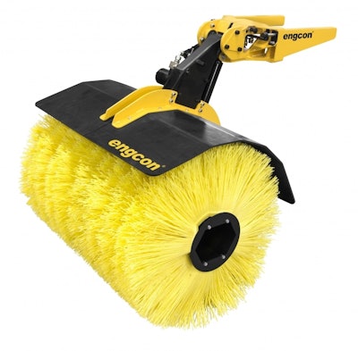 Engcon SWD detachable brush sweeper