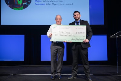 Keith Krass was named the 2017 Intern of the Year by HCSS. The safety management major at Slippery Rock University of Pennsylvania served as an intern with Allan Myers Inc. in Worcester Township, Pennsylvania.