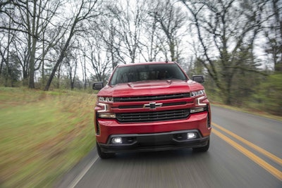 The 2019 Silverado RST comes standard with an all-new, advanced 2.7L Turbo engine Active Fuel Management and stop/start technology, paired with an eight-speed automatic transmission. Available 5.3L V-8 engine is paired with an eight-speed transmission and featured industry-first Dynamic Fuel Management (DFM) with 17 different modes of cylinder deactivation. An all-new Duramax 3.0L Turbo Diesel with start/stop technology paired with a 10-speed transmission will be available as an option in early 2019