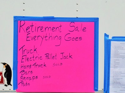 trucker retirement sale