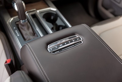 2019 F-150 Limited view of gear shift area
