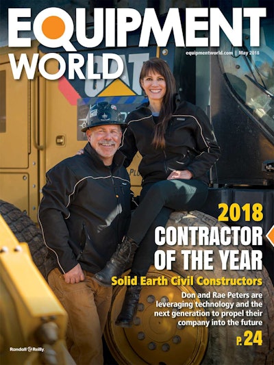 Equipment World's 2018 Contractor of the Year Cover