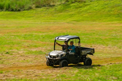 A test drive in the Sidekick’s camo model. Credit: Georgia Zumwalt