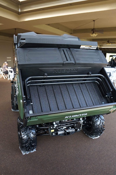 Accessories for the Sidekick include a tool box and bed extender.