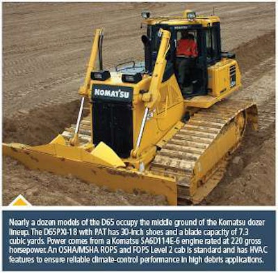 Komatsu dozer