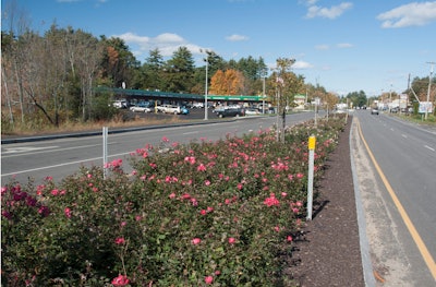 In New Hampshire, heavy traffic, poor sight lines, skewed side streets, and uncontrolled driveways ended up leaving the southernmost segment of NH Route 125 plagued by crashes and traffic congestion. NHDOT moved forward with $6.9 million “Contract G,” a roadway resurfacing and widening project that included streets-oriented improvements.
