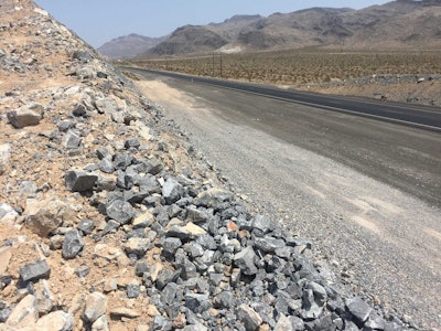 Side of U.S. Highway 93