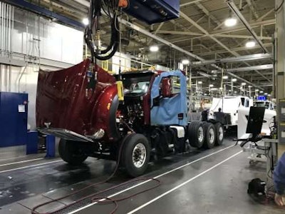 Heavy truck manufacturing line