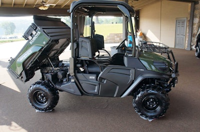 Green is another new color for Kubota’s Sidekick.
