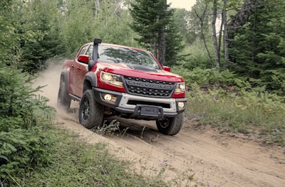 An exclusive, flow-through “CHEVROLET” lettered grille replaces the traditional bow-tie on Bison’s front end.
