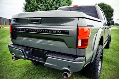 Harley-Davidson custom Ford-F150 truck