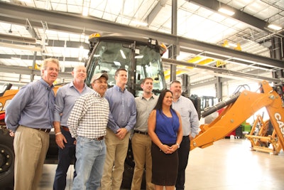 ASCO san antonio group picture in front of case equipment
