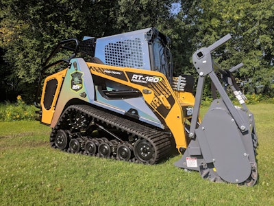 ASV is commemorating 35 years in the business. At a recent open house at ASV’s Grand Rapids, Minnesota facility, the public got a look at a special anniversary-branded RT-120 Forestry Posi-Track CTL.