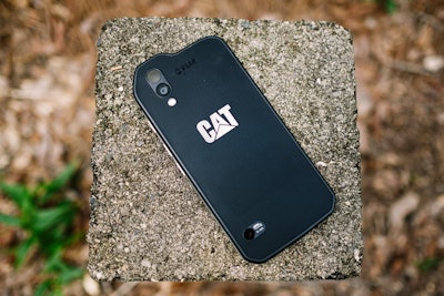 CAT S61 smartphone back