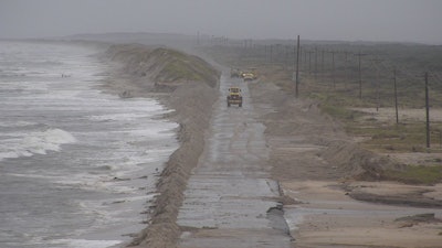 A series of natural disasters in the past few years are among the reasons the North Carolina Department of Transportation has endured financial difficulties. The coronavirus pandemic has made revenue matters worse. Photo: N.C. Division of Aviation of the Outer Banks following Hurricane Florence in 2018