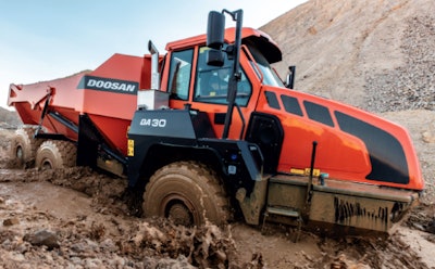 Doosan DA30-5 articulated dump truck