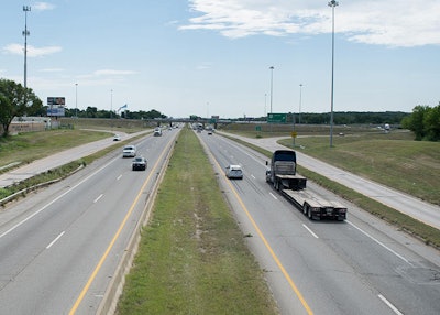 Interstate 44 at US 75. Photo courtesy of ODOT.