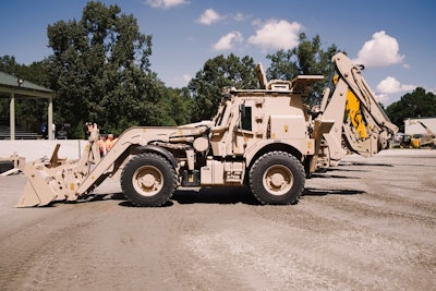Driver's side view of JCB's HMEE