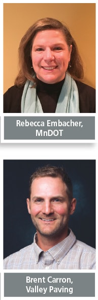 Rebecca Embacher and Brent Carron
