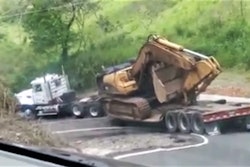 excavator slide