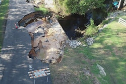 Washout NC 210 Bladen County