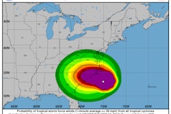 noaa florence wind speed forecast 9.13