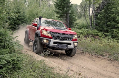 An exclusive, flow-through “CHEVROLET” lettered grille replaces the traditional bow-tie on Bison’s front end.