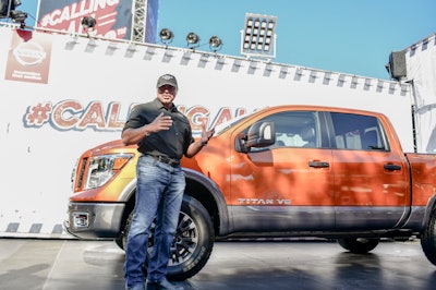 Fred DePerez, vice president, North American LCV Business Unit, Nissan North America, debuted the 2019 TITAN and TITAN XD