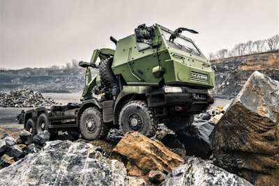 Mack Truck's Medium Support Vehicle System Standard Military Pattern