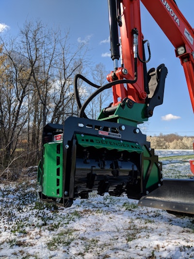 BrushHound FX26 Defender Forestry Mulcher attachment