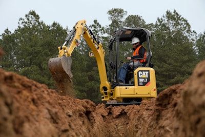Cat 301.7 mini excavator