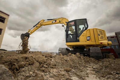 Cat 307.5 mini excavator